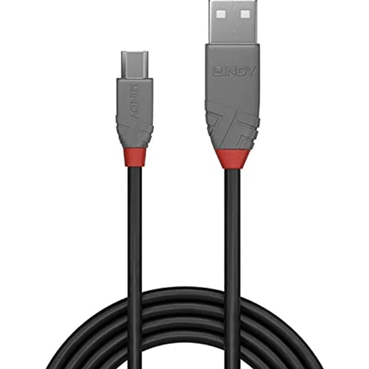 3m USB 2.0 Typ A an Micro-B Kabel Anthra Line (36734) – Bild 4