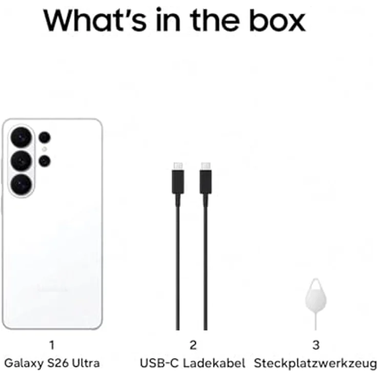 Samsung Galaxy S26 Ultra AI Smartphone, Android-Handy ohne Vertrag, 512 GB Speicher, White – Bild 8