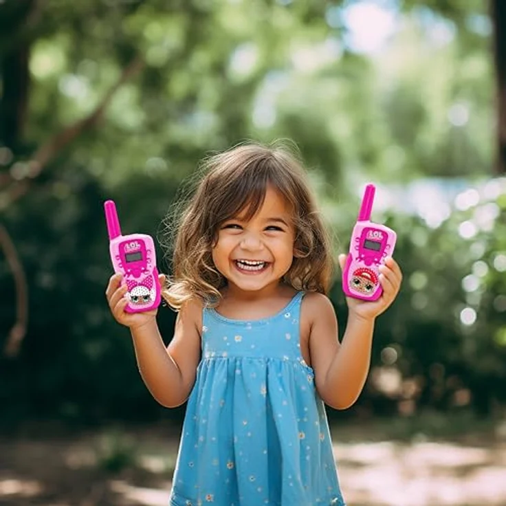 JTI GmbH LOL Surprise Walkie Talkie, Funkgerät mit bis zu 300 m Reichweite, digitalem LCD-Bildschirm und Taschenlampe – Bild 5