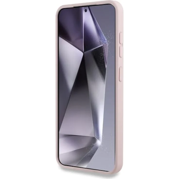 CG MOBILE Silikonhülle mit Doppelköpfen und Kreisen, kompatibel mit MagSafe für Samsung Galaxy S25, Pink – Bild 5