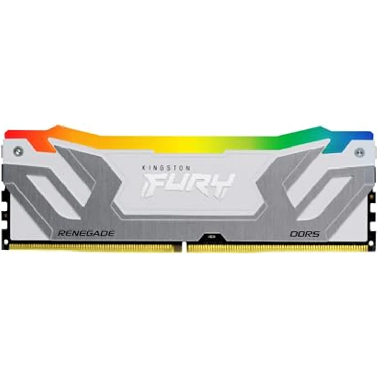 Kingston Fury Renegade DDR5 RGB CUDIMM 24GB 8800MT/s CL42 Silber/Weiß, Desktop Gaming Speicher Einzelmodul – Bild 2