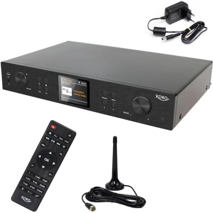 XORO HFT 440 Pro – HiFi-Tuner mit Internetradio, DAB+, UKW, Spotify Connect, Bluetooth 5.2 und WLAN, Metallgehäuse – Bild 9