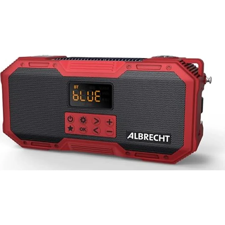 Albrecht Notfallset PMR-Advanced: Outdoor Funkgeräte + Kurbelradio inkl. Ladegeräte, Akkus, 29611, mit SOS-Notruf, Solarmodul, IP67 Wasserdicht – Bild 4