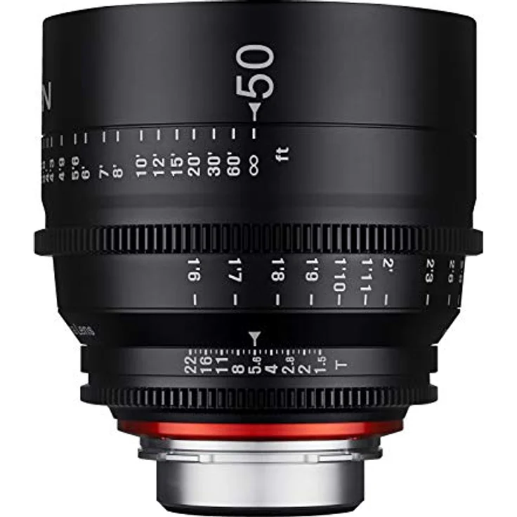 Xeen 15050T1.5C T1.5 Cine Objektiv EF Anschluss 50 mm schwarz – Bild 2