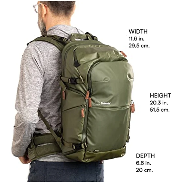 Shimoda Explore V2 30 Backpack, Fotorucksack mit 30 Liter Volumen, Armeegrün, für spiegellose und DSLR-Kameras, mehrere Zugangspunkte – Bild 2