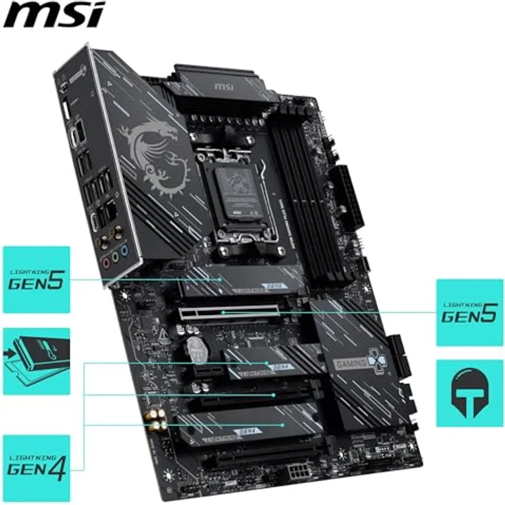 MSI X870E Gaming Plus WiFi, Mainboard mit WLAN-Unterstützung – Bild 5