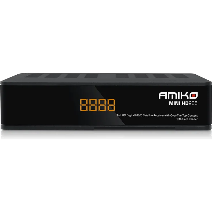 Amiko Mini HD265, DVB-S2 Sat-Receiver mit H.265 HEVC, USB 2.0 Ports und Internetfunktionen