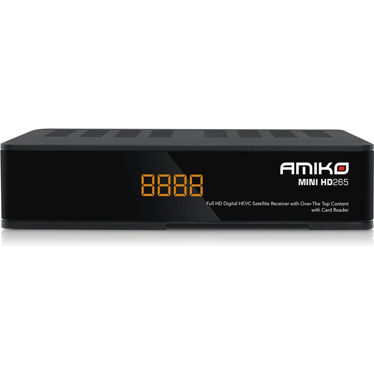 Amiko Mini HD265, DVB-S2 Sat-Receiver mit H.265 HEVC, USB 2.0 Ports und Internetfunktionen