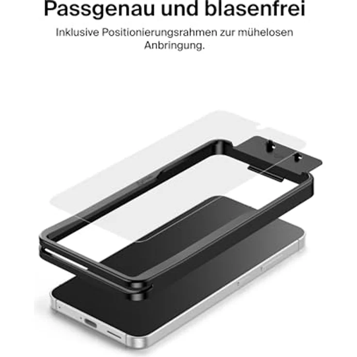 Belkin ScreenForce Titan EcoGuard, Anti-Reflex Schutzfolie für Samsung Galaxy S26, kratzfest, ultradünn mit 0,22 mm, Positionierungsrahmen, nachhaltige Herstellung – Bild 3