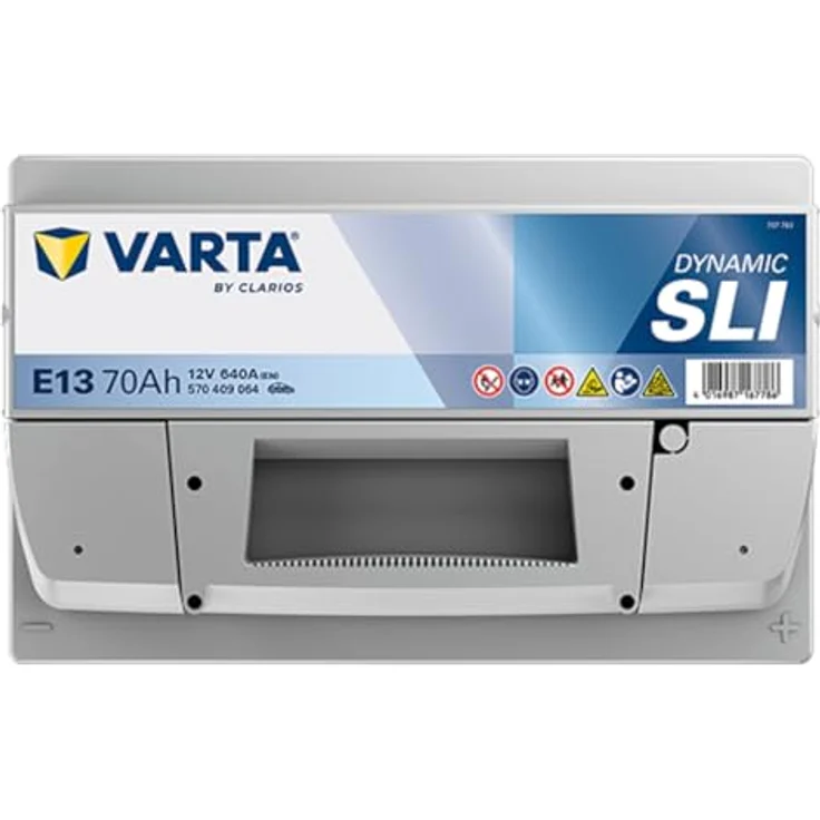 Varta E13 Black Dynamic 12V 70Ah 640A Starter Autobatterie, wartungsfrei, Maße 278 x 175 x 190 mm, Schaltung 0 – Bild 2