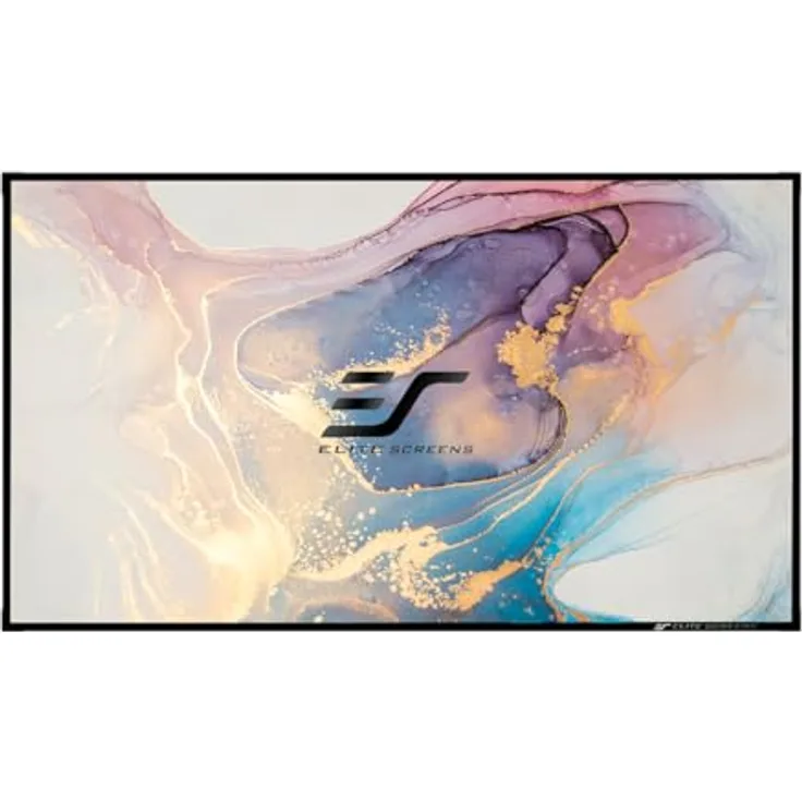 ELITE SCREENS AEON CLR geeignet für: Ultra Short Throw (UST) Projektoren / 16:9 Format/Leinwandmaterial CLR/Heimkino-Projektionswand für Ultrakurzdistanz Beamer (Bildgröße: 266 X 149 (120"))
