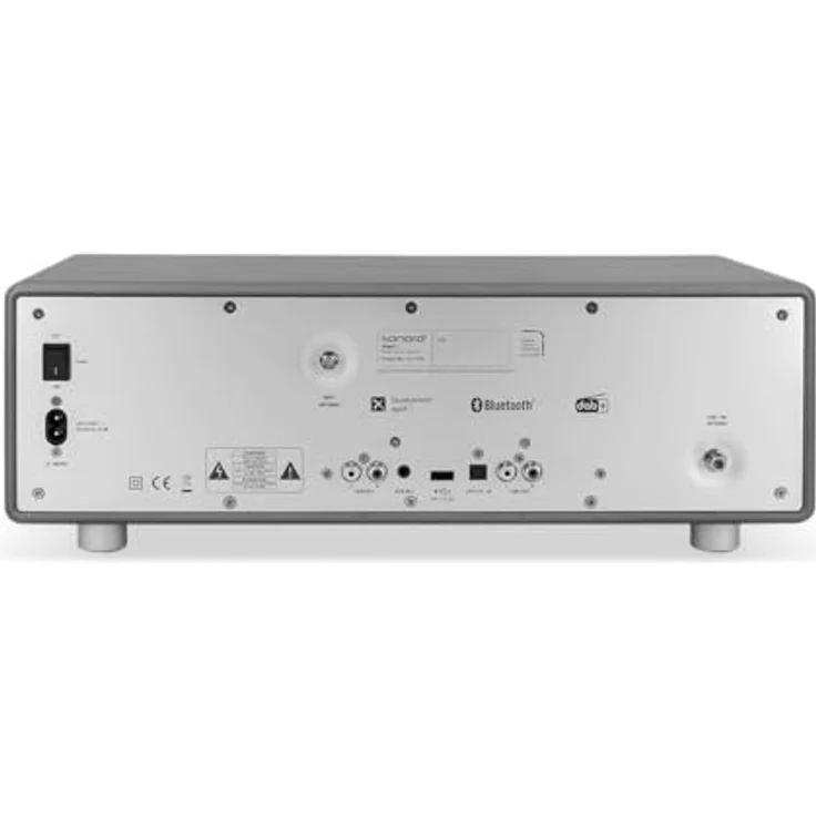 sonoro Primus Internetradio mit Bluetooth (Spotify, Deezer, Podcasts, FM/UKW, DAB Plus, WLAN, AUX-In, Holzgehäuse) Stereoanlage Matt Graphit – Bild 4