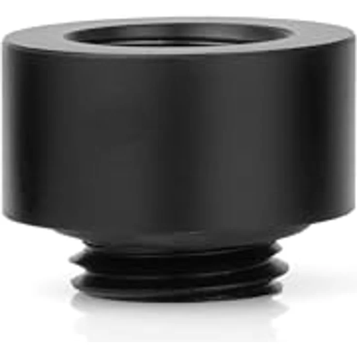 Thermal Grizzly DeltaMate MF10, 10 mm Extender G1/4 Zoll Fitting, mattschwarz, CNC Messing, kratzfestes Finish, für Custom-PC Wasserkühlung, Made in Europe – Bild 2