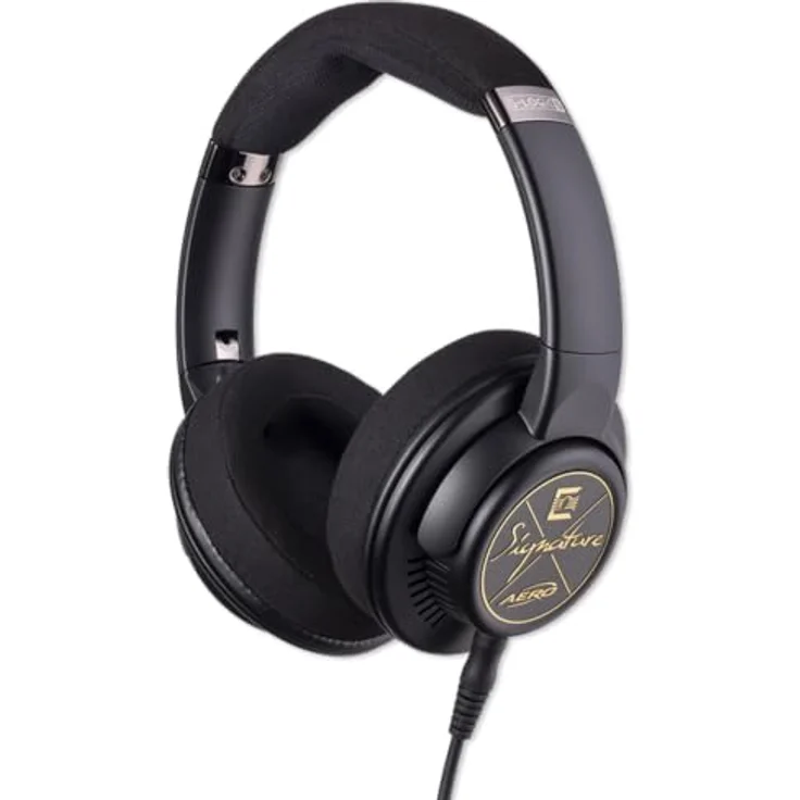 Ultrasone Signature Aero, Halboffene Kopfhörer mit 45 mm Graphen-Treiber und Wandhalter, schwarz – Bild 2