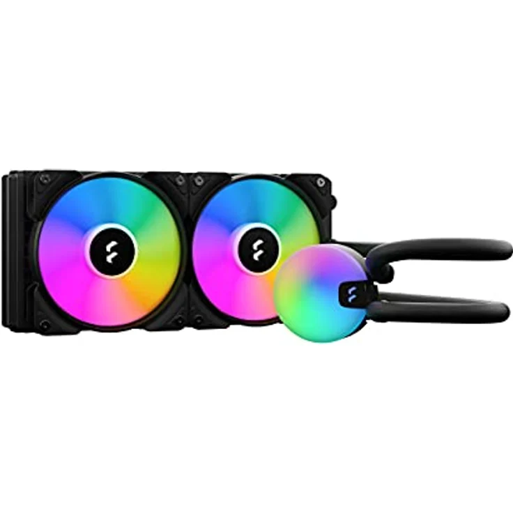 Fractal Design Lumen S24 RGB Aspect 12 RGB x2 AIO CPU-Flüssigkeit/Wasserkühler – Bild 3
