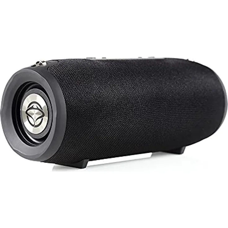 Manta Tragbarer Bluetooth Lautsprecher - Party Lautsprecher2x10W – IPX4 Wasserdichter - FM/USB/Micro SD-Karte/AUX-in - Super Bass - Freisprecheinrichtung - Schwarz - SPK15GO-BK - Preisvergleich