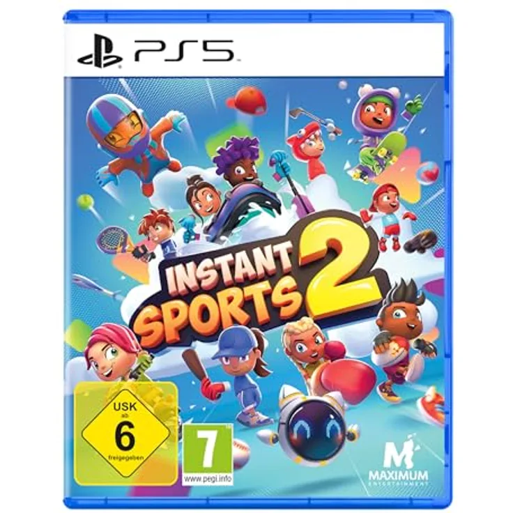 MAXIMUM ENTERTAINMENT Instant Sports 2 - PS5-Spielesammlung mit 10 Sportarten, lokalem Mehrspielermodus und Charakteranpassung