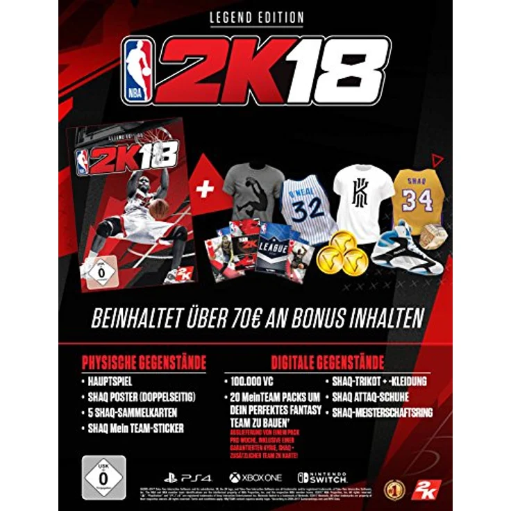 NBA 2K18 - Legend Edition (PS4) – Bild 4