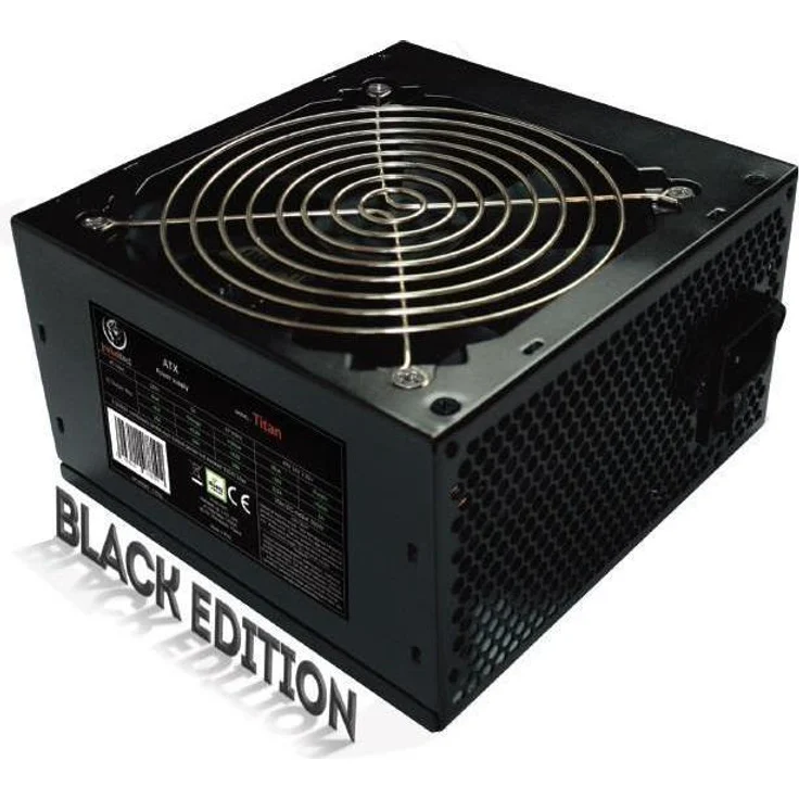Rebeltec ATX ver 2.31 TITAN 700W, PC Netzteil mit stabiler Stromversorgung und 12 cm Lüfter, schwarz