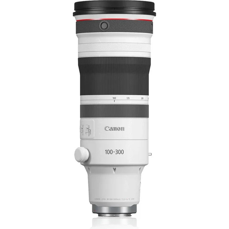 Canon RF 100-300mm F2.8 L IS USM, Telezoom-Objektiv mit Bildstabilisator, Autofokus und Witterungsschutz, weiß
