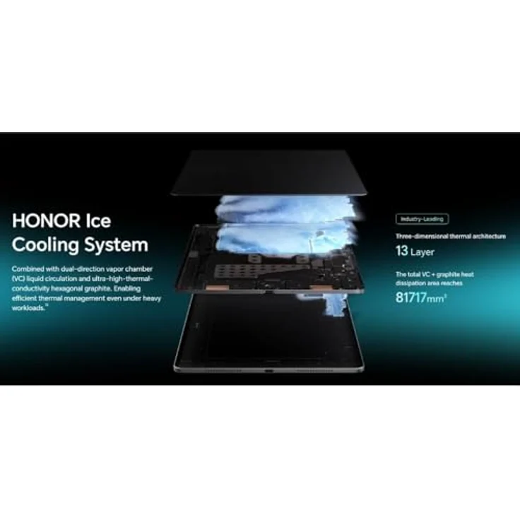 Honor MagicPad 4 12,3 Zoll OLED Tablet, Snapdragon 8 Gen 5, 16GB RAM, 512GB Speicher, 10.100 mAh Akku, 3K Display 2400 Nits – Bild 8