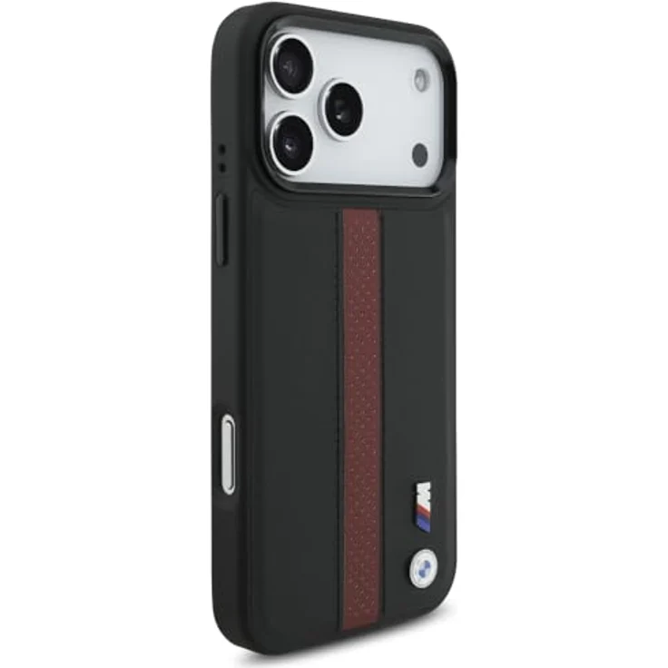 BMW M Perforated Stripe Logo MagSafe Case für iPhone 17 Pro Max, rote Schutzhülle aus hochwertigem Material – Bild 4