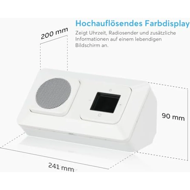 BUSCH-JAEGER Busch-Radio DAB+ 8250 AJ-214-101 Einbauradio, weiß – Bild 6
