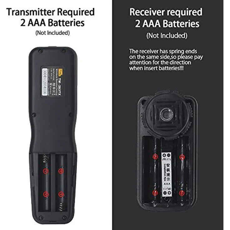 Pixel TW-283 E3 Infrarot-Auslöser Fernauslöser Timer Fernbedienung für Canon Digital SLR Kamera 80D 70D 60D 760D 750D 700D 650D 600D 550D 500D 450D 400D 350D 300D 100D 1300D 1200D 1100D 1000D – Bild 10