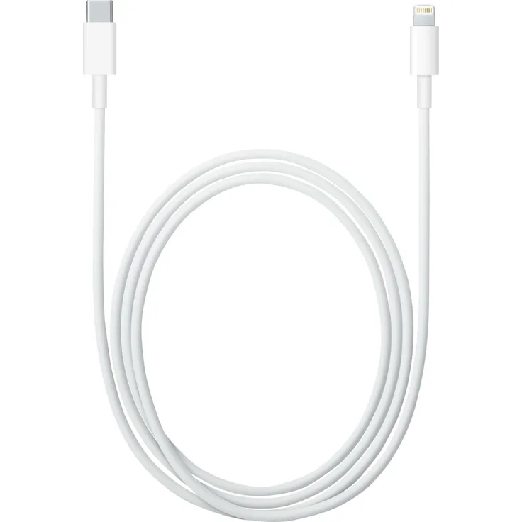 Apple MQGJ2ZM/A USB-C auf Lightning Kabel, 1 m, weiß