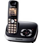 Panasonic KX-TG6521GB Schnurlostelefon mit Anrufbeantworter, schwarz
