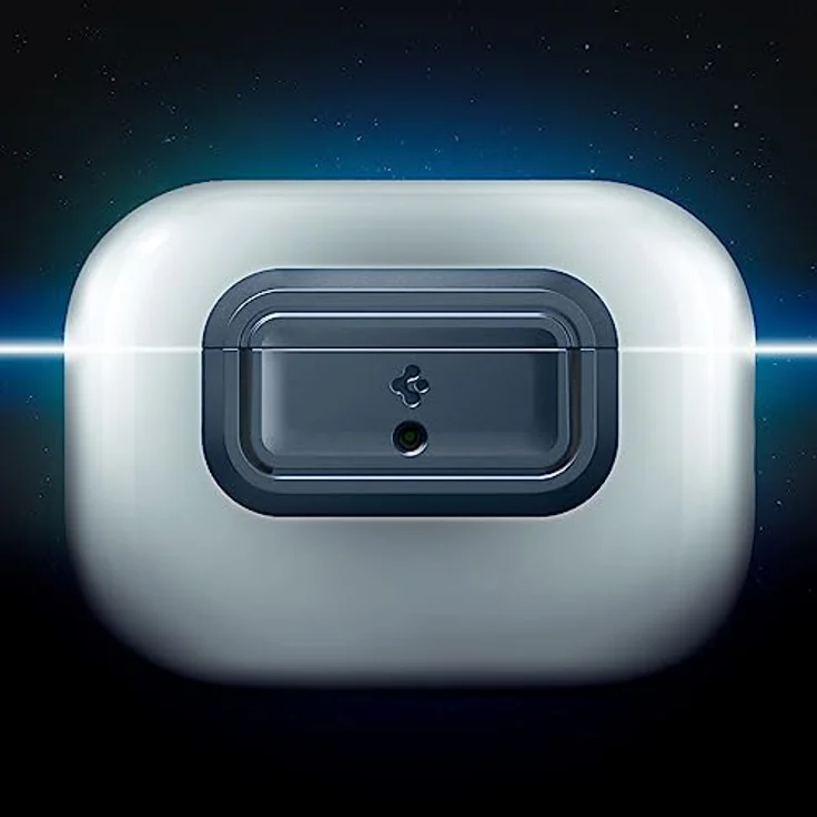 Spigen Lock Fit M [EZ FIT], Verriegelung für AirPods Pro 2. Generation / AirPods Pro (2019), mit Handschlaufe, Metal Slate – Bild 2
