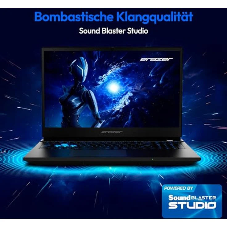 ERAZER Scout 15 E1, 15,6 Zoll Full HD Gaming Laptop mit Core i5 13420H, GeForce RTX 5050 8GB GDDR7, 16GB DDR5 RAM, 1TB PCIe SSD, Windows 11 Home, RGB Backlit-Keyboard – Bild 3