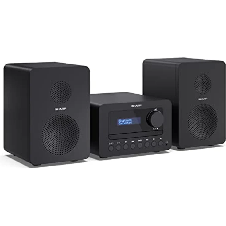 SHARP XLB520D HI-FI-Soundsystem Kompaktanlage (40 Watt, digitales Radio mit DAB+ und FM-Tuner, Bluetooth), schwarz – Bild 2