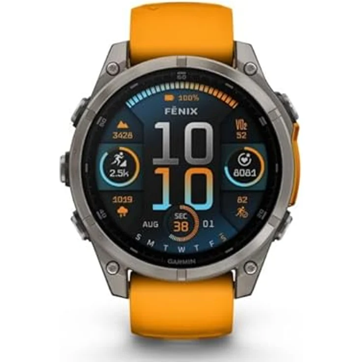 Garmin Fenix 8 Smartwatch, Multisport-Uhr mit AMOLED-Display und Sprachsteuerung – Bild 2