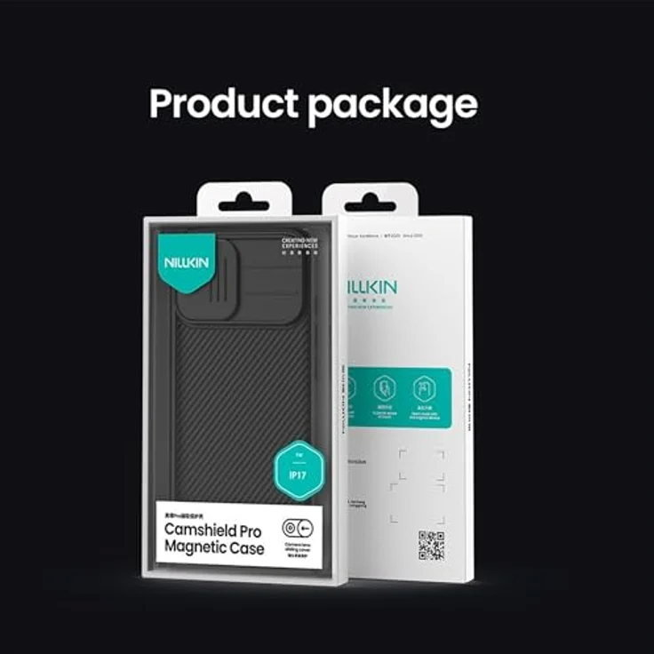 Nillkin CamShield PRO Magnetic Back Cover für Apple iPhone 17, Robustes Protection Case mit innovativem Kameraschützer, Schwarz – Bild 18