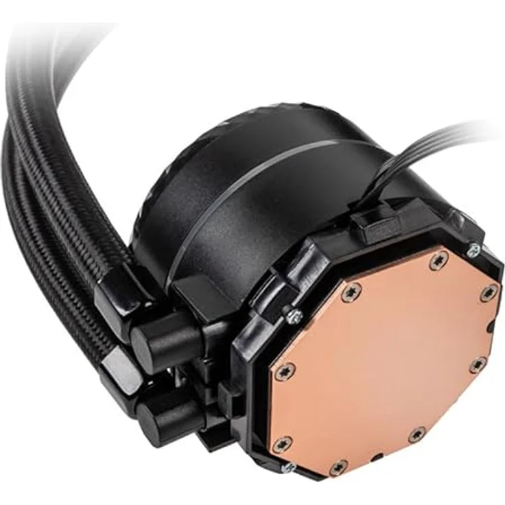 KOLINK Umbra Void AIO Performance CPU-Kühler, Wasserkühlung, ARGB-Beleuchtung, Unendlichkeitsspiegel-Effekt, Aluminium, Kupfer, 240mm, Schwarz – Bild 4