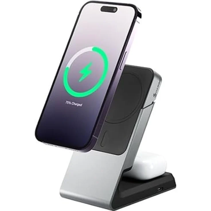 Alogic MSCDD, Wireless Charger, Schwarz - Kabelloses Aufladen, Schnellladung – Bild 2