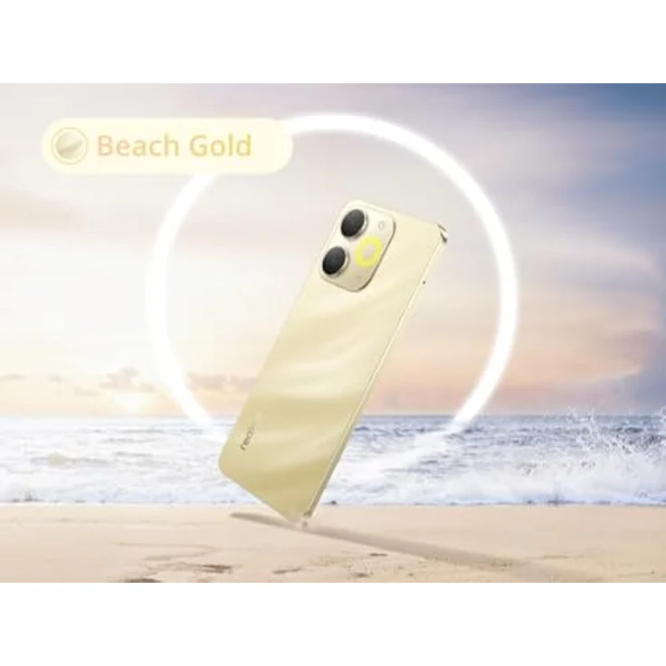 realme Note 70T 4G Smartphone, 4+128GB, 6000mAh Batteriespeicher, 7.94 mm Ultra Slim, T7250 Octa-Core, Gold – Bild 4
