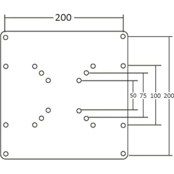 NEG Profi Extender 2540, Universal TV-Wandhalterung mit 360° Pivot-Funktion, schwarz – Bild 4
