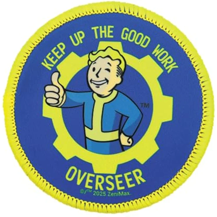 FaNaTtik Fallout Vault-Tec XL Gaming Schreibtischunterlage & Untersetzer Set, 800 x 300 mm, rutschfeste Gummiunterseite, verstärkte Kanten – Bild 4