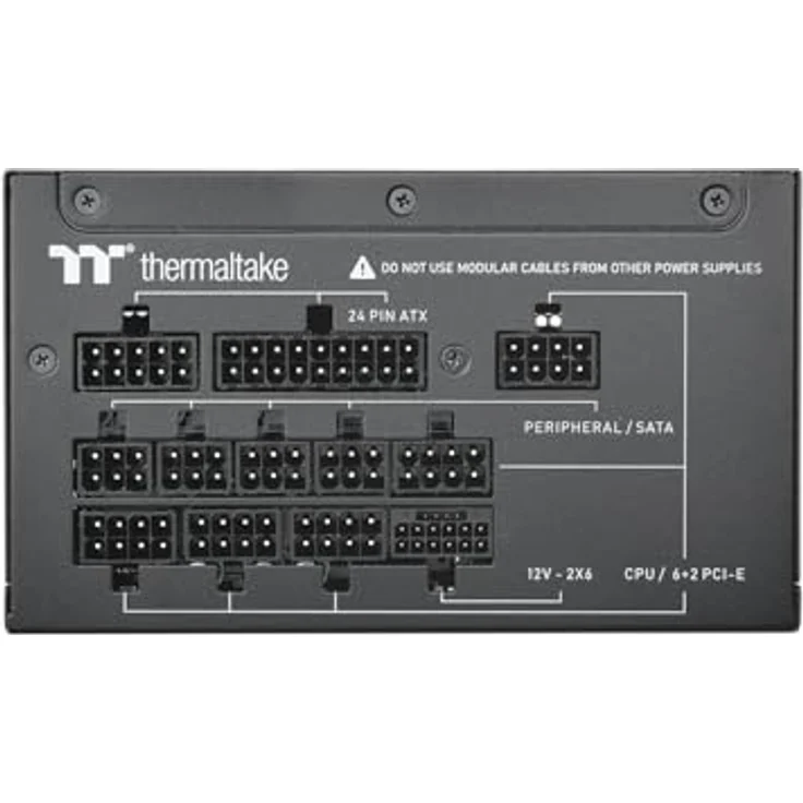 Thermaltake Germanium Pro 1000W Netzteil, RGB, ATX 3.1, 80Plus Gold, Vollmodular, 120mm Lüfter mit 256-Farb-Cycle – Bild 4