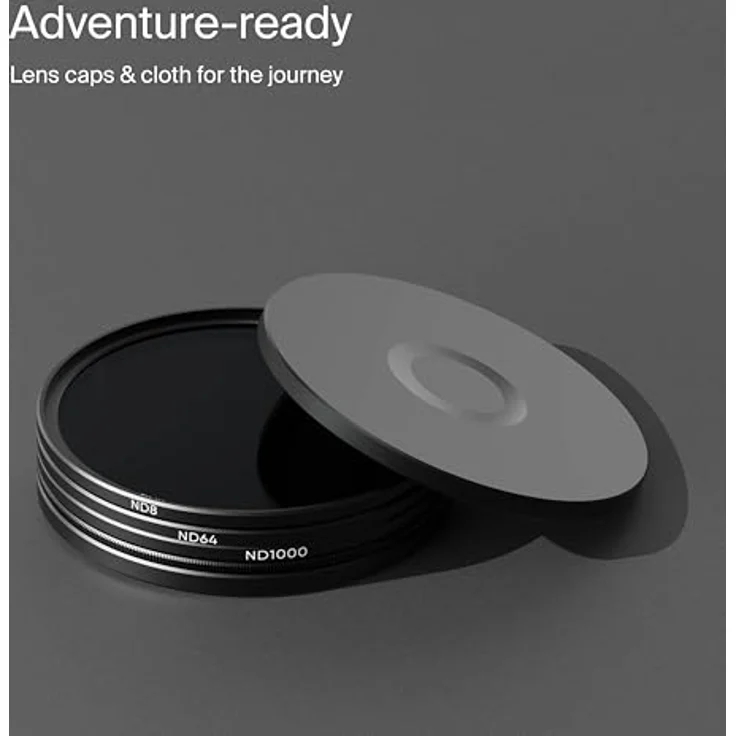Urth 46mm Magnetisches ND8, ND64, ND1000 Filter Kit (Plus+), Deutsches SCHOTT-Glas, Stapelbares Magnetsystem – Bild 5