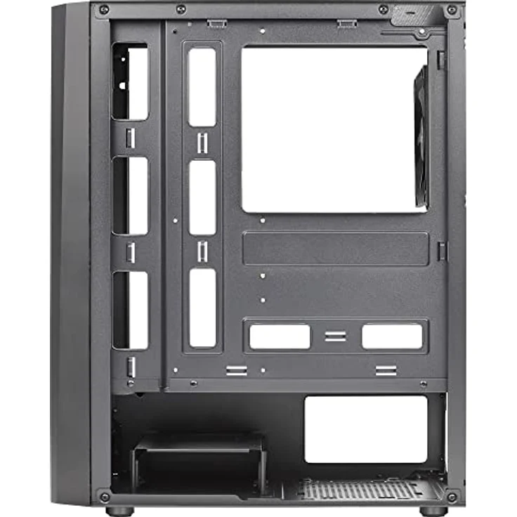 Aerocool Delta A-BK-v1 Tower-Gehäuse, schwarz, Seitenteil aus Acryl – Bild 5