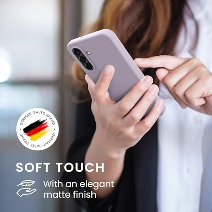 kwmobile Hülle für Samsung Galaxy A26 5G - weiches TPU Silikon Case in Lavendel, geeignet für kabelloses Laden – Bild 4