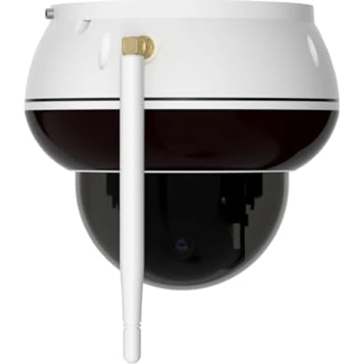 Foscam D8T - 4K 8 MP WLAN Dome Überwachungskamera mit motorisierter PT-Funktion, KI-Personen- und Fahrzeugerkennung, IK10 Vandalismusschutz, WiFi 6, 2-Wege-Audio, weiß – Bild 3