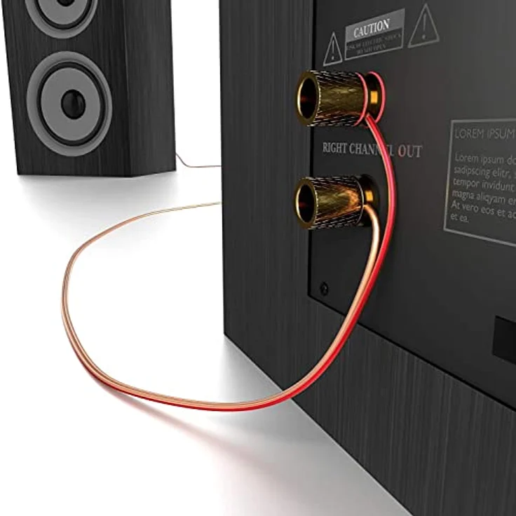 KabelDirekt - Lautsprecherkabel - Made in Germany - aus reinem Kupfer - 50m - (2x4mm² HiFi Audio Boxenkabel für Lautsprecher & Surround Systeme, OFC Kupfer, mit Polaritätskennzeichnung) – Bild 6