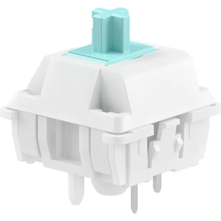 Glorious Lynx Standard Switches, mechanisch, 5-Pin, linear, MX-Stem, 40g - lubed, 36 Stück, schwarz.