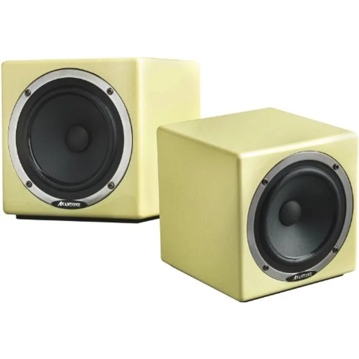 Avantone Pro A, Active MixCubes Buttercream, aktive Full-Range Studiomonitore mit 60 W, cremefarben