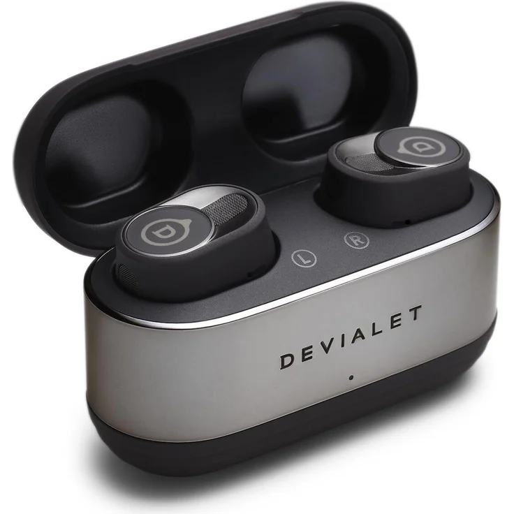 Devialet Gemini II, True Wireless In-Ear-Kopfhörer mit adaptiver Geräuschunterdrückung und Bluetooth 5.2, Mattschwarz