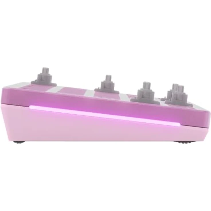 Glorious Gaming GMMK 2 Compact 65% Barebones (Frame Only) - Mechanisches Gaming-Tastaturgrundgerüst, Kompakt-TKL (65%), Aluminium, individuell anpassbar, RGB, Amerikanisch/ANSI Layout - Rosa – Bild 4